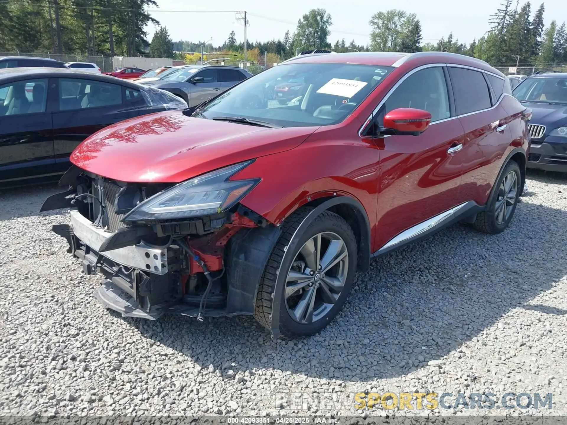 2 Фотография поврежденного автомобиля 5N1AZ2MS8KN150005 NISSAN MURANO 2019