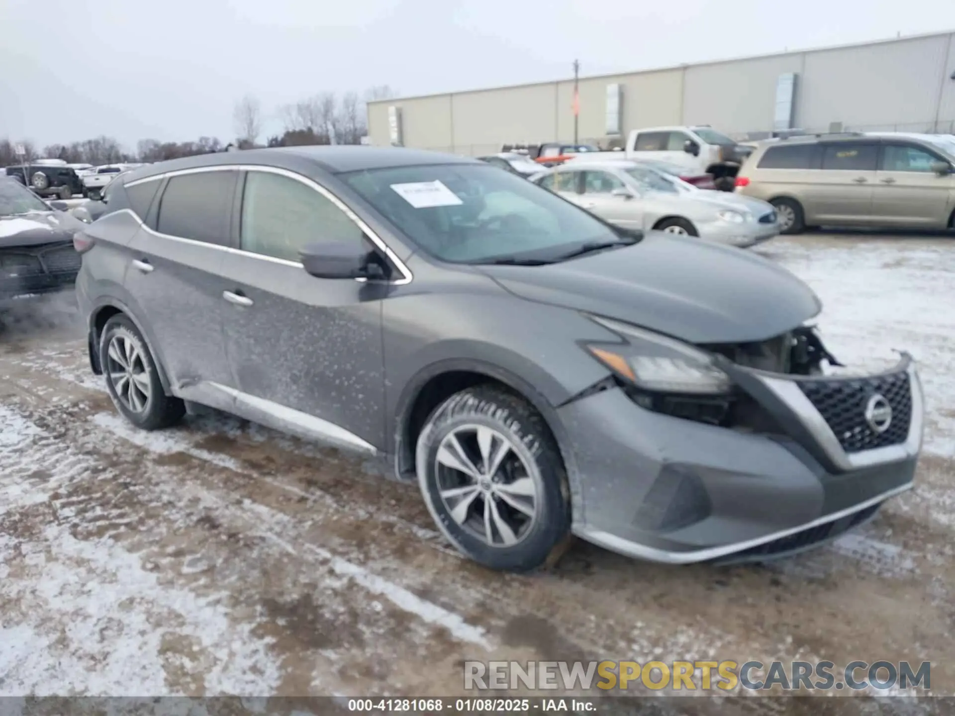 1 Photograph of a damaged car 5N1AZ2MSXKN166867 NISSAN MURANO 2019