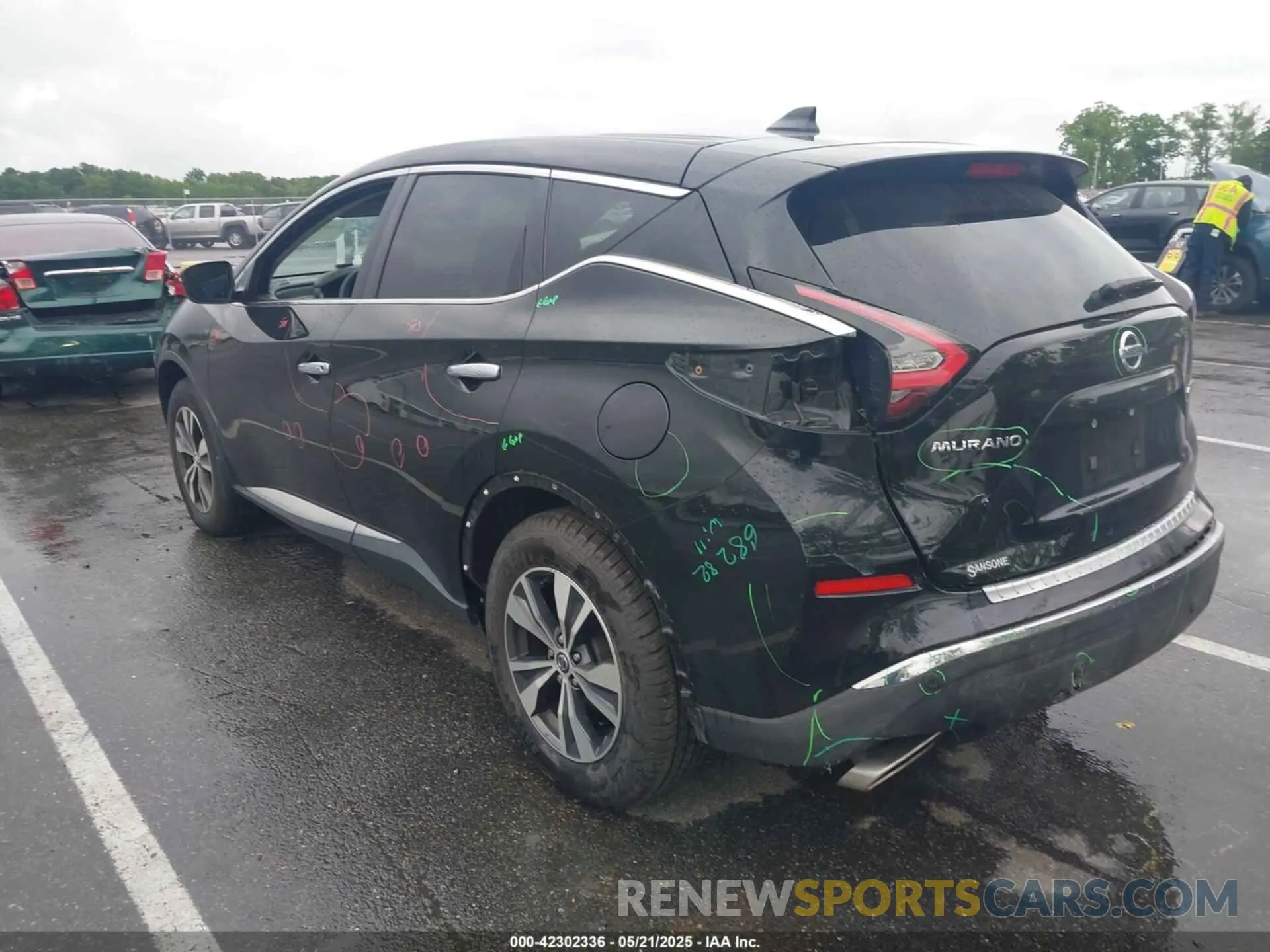 3 Фотография поврежденного автомобиля 5N1AZ2AS1LN167668 NISSAN MURANO 2020