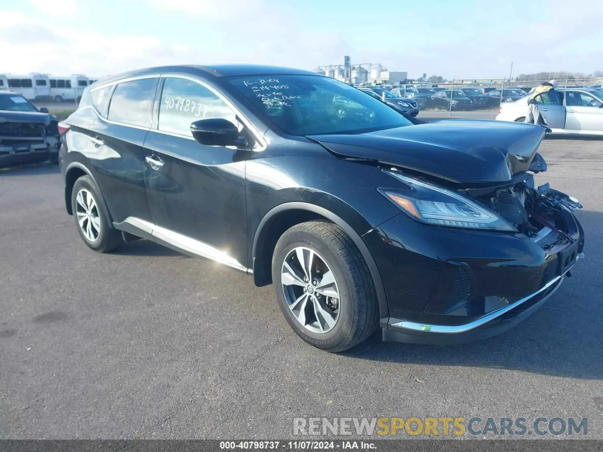1 Photograph of a damaged car 5N1AZ2AS1LN172482 NISSAN MURANO 2020