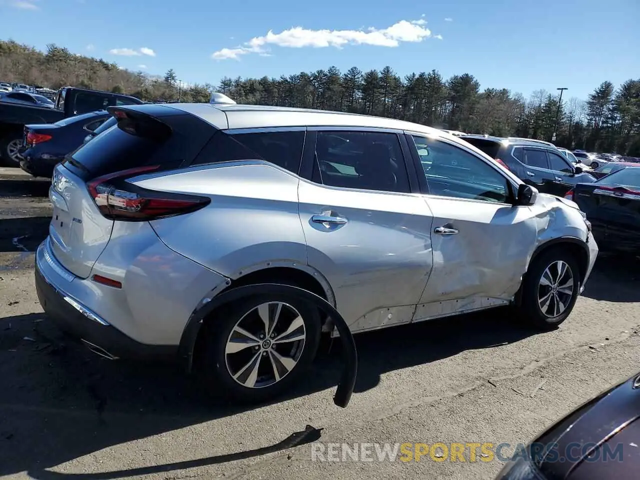 3 Photograph of a damaged car 5N1AZ2AS4LN175733 NISSAN MURANO 2020