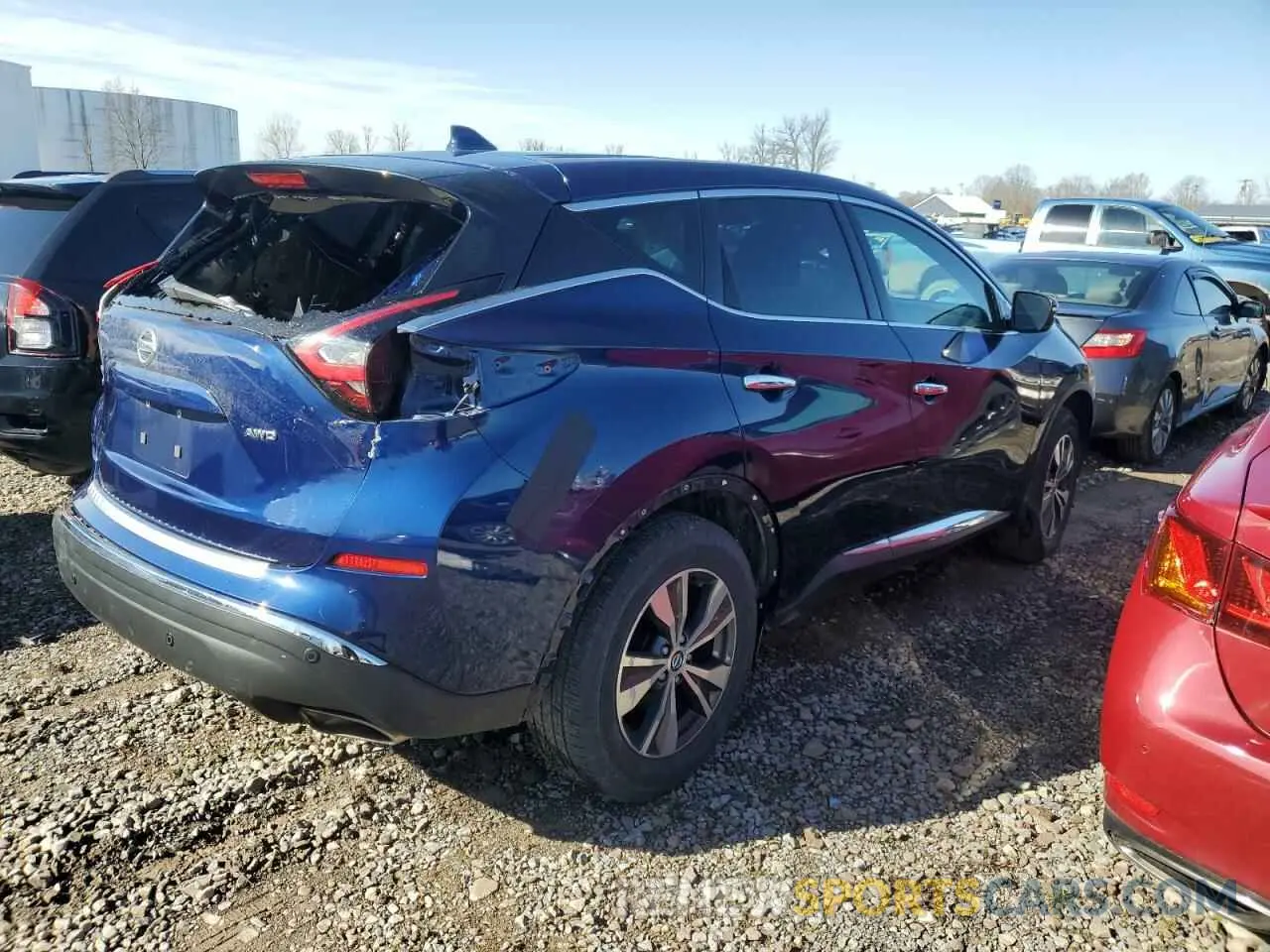 3 Photograph of a damaged car 5N1AZ2AS7LN163317 NISSAN MURANO 2020