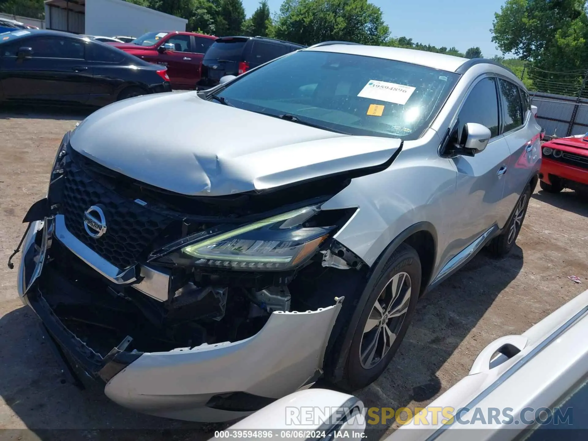 2 Photograph of a damaged car 5N1AZ2BJ8LN131272 NISSAN MURANO 2020