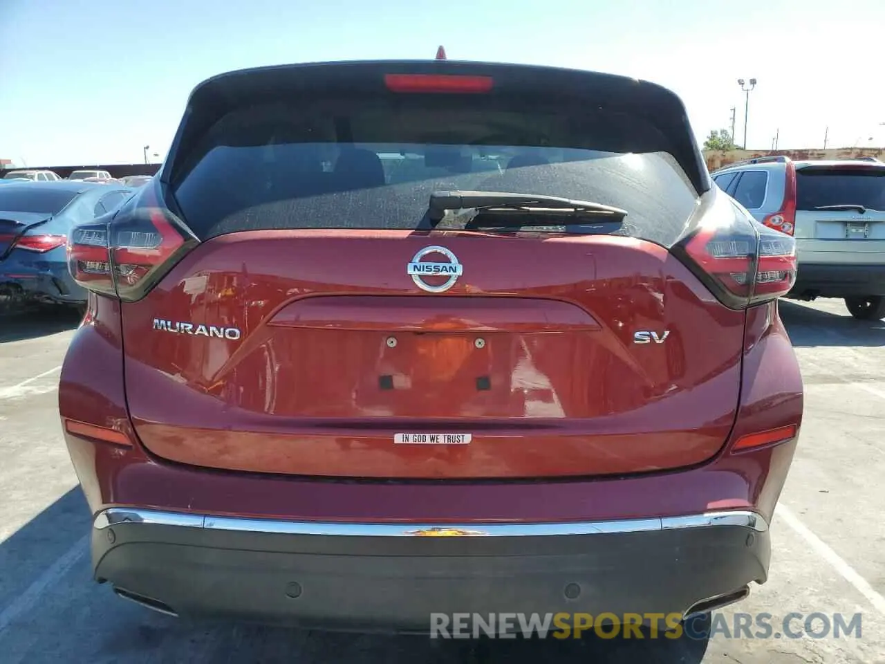 6 Photograph of a damaged car 5N1AZ2BJ9LN123052 NISSAN MURANO 2020