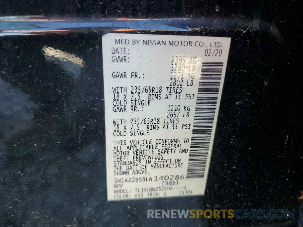 15 Фотография поврежденного автомобиля 5N1AZ2BS8LN140286 NISSAN MURANO 2020