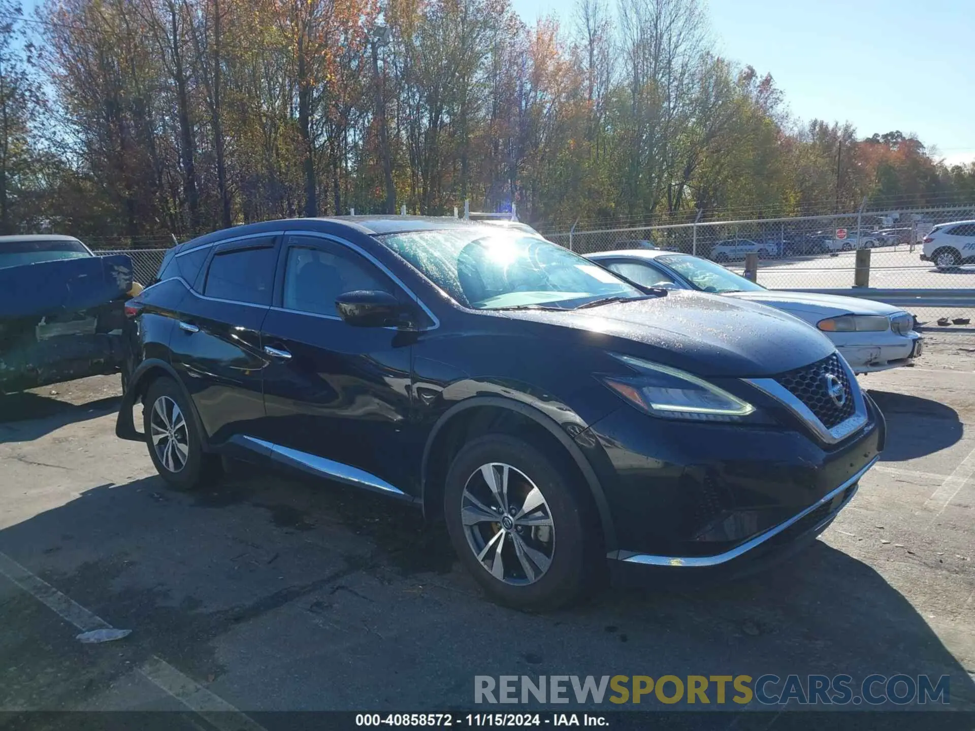 1 Photograph of a damaged car 5N1AZ2AJ3MC142257 NISSAN MURANO 2021