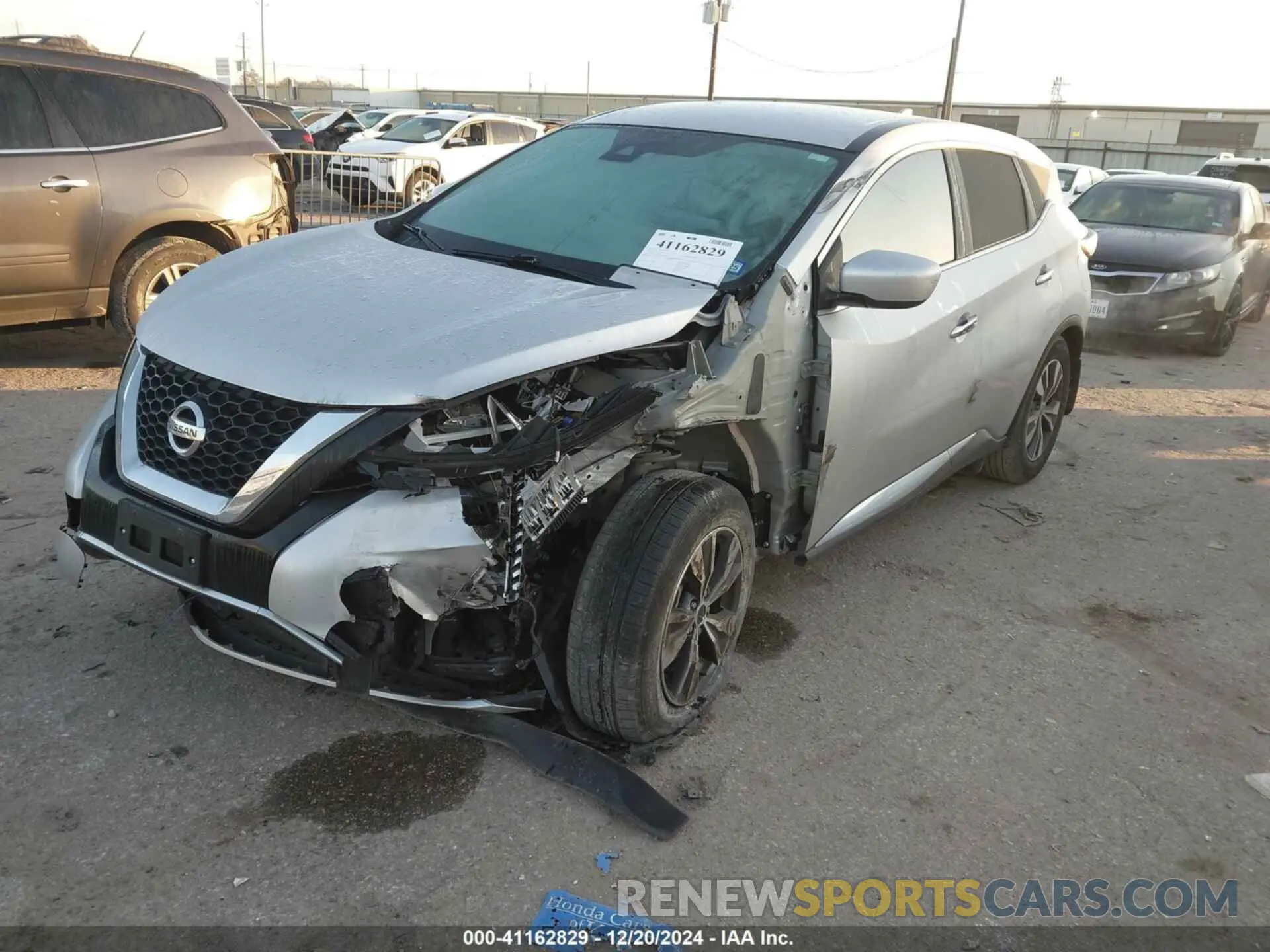 2 Photograph of a damaged car 5N1AZ2AJ5MC147461 NISSAN MURANO 2021