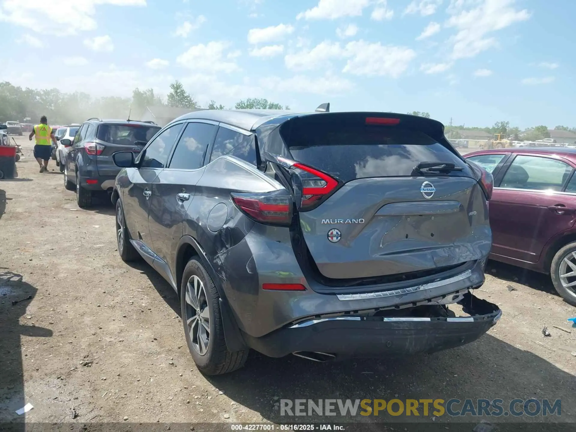3 Фотография поврежденного автомобиля 5N1AZ2AS7MC126930 NISSAN MURANO 2021