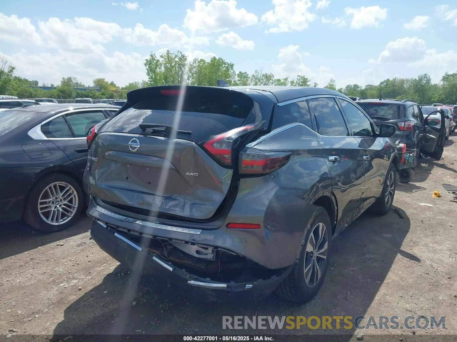 4 Фотография поврежденного автомобиля 5N1AZ2AS7MC126930 NISSAN MURANO 2021