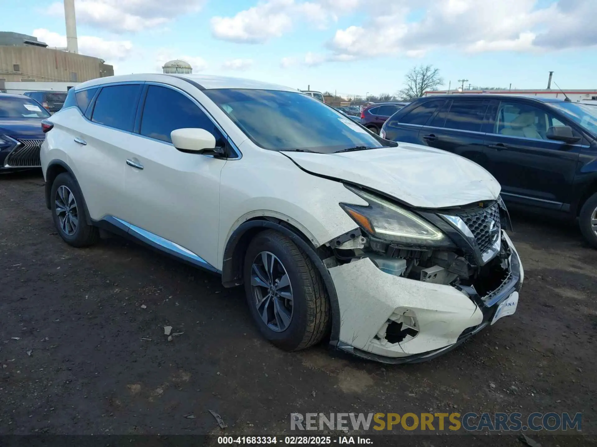 1 Photograph of a damaged car 5N1AZ2AS8MC146605 NISSAN MURANO 2021