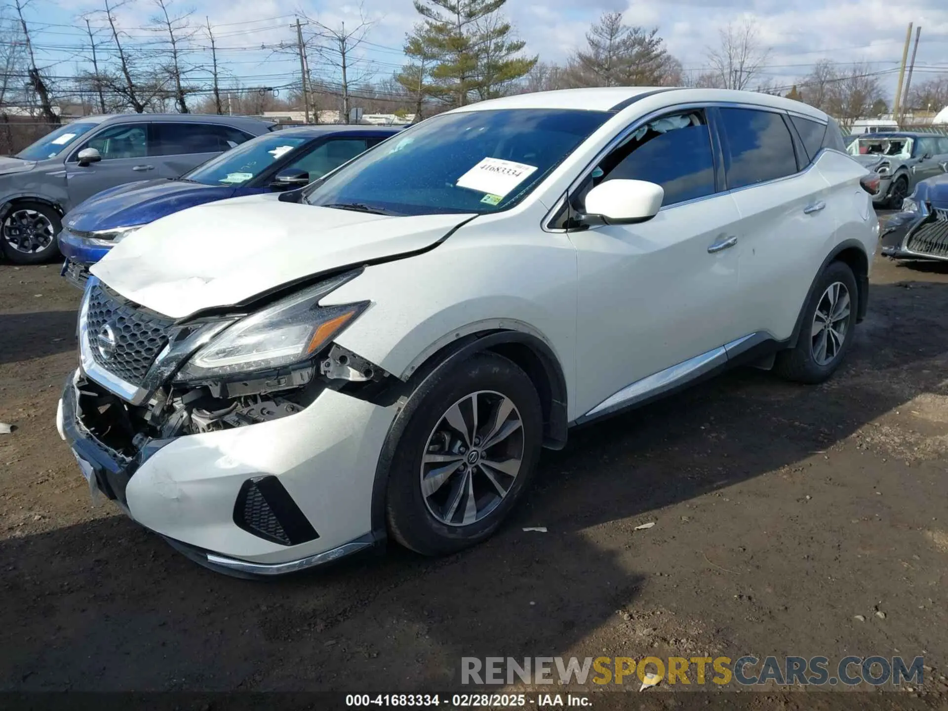 2 Photograph of a damaged car 5N1AZ2AS8MC146605 NISSAN MURANO 2021