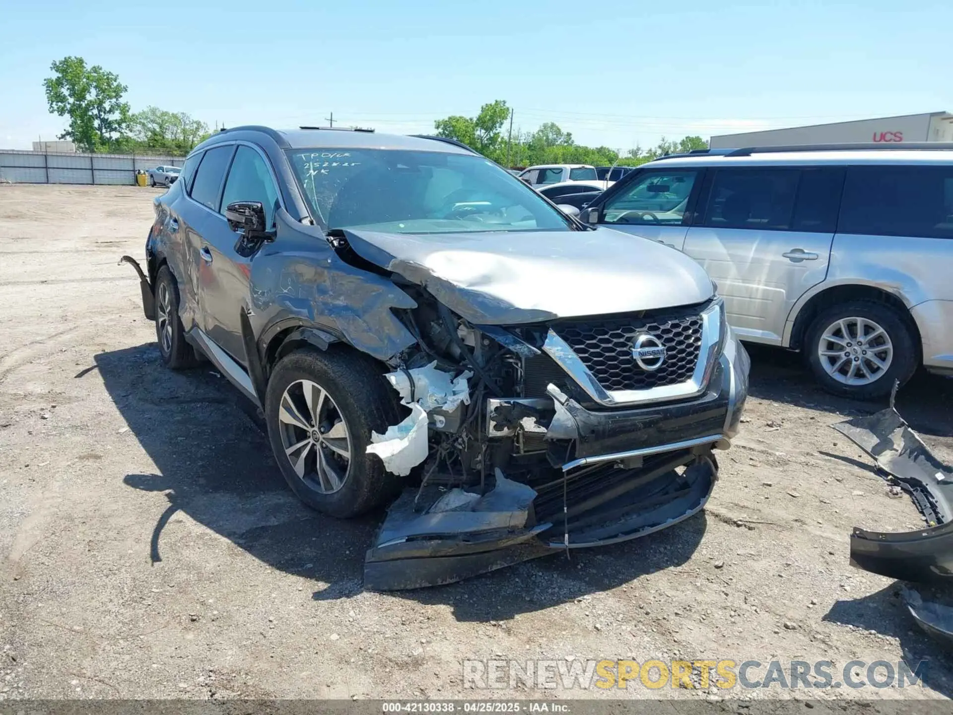 1 Photograph of a damaged car 5N1AZ2BJ1MC144880 NISSAN MURANO 2021