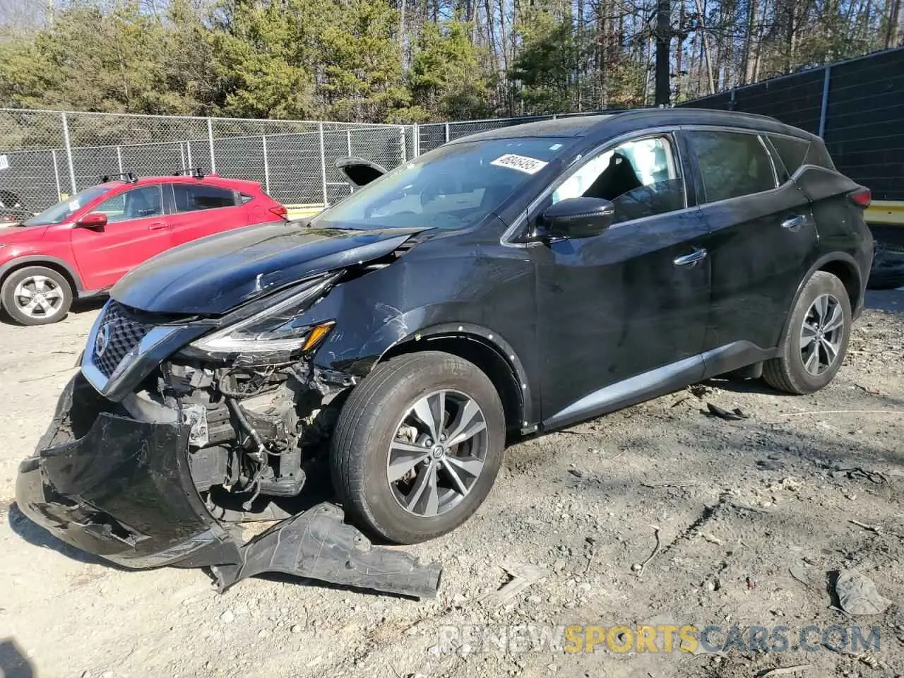 1 Photograph of a damaged car 5N1AZ2BJ4MC112957 NISSAN MURANO 2021