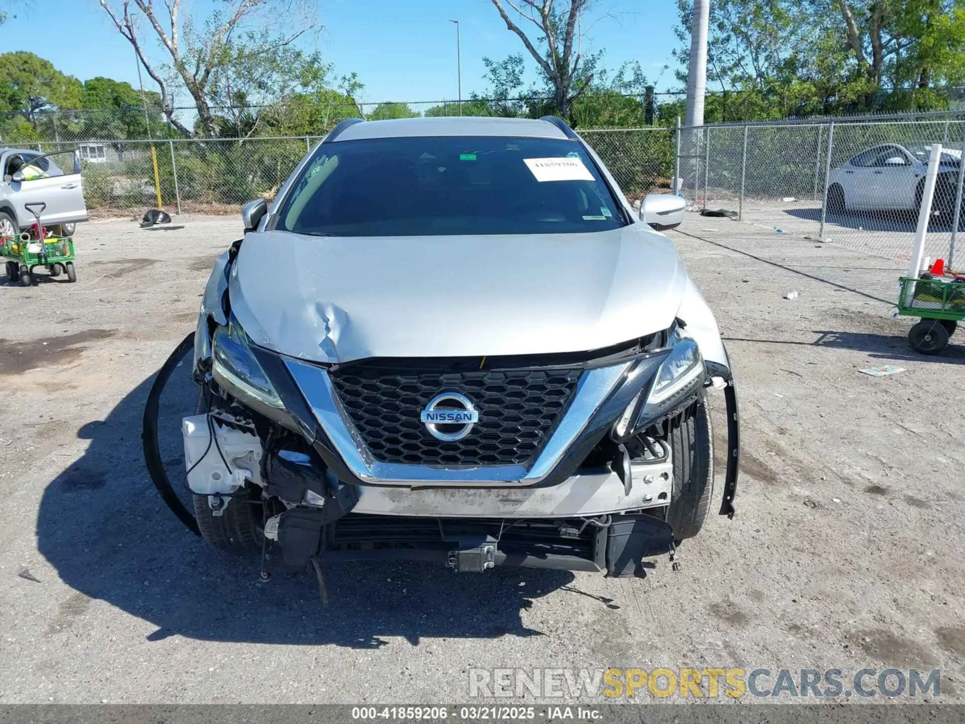 12 Photograph of a damaged car 5N1AZ2BJ4MC117043 NISSAN MURANO 2021