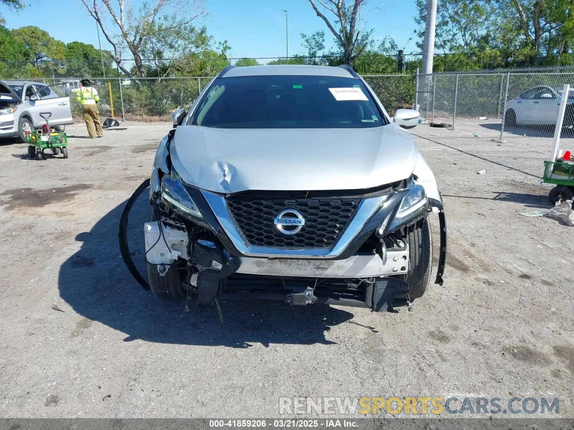 6 Photograph of a damaged car 5N1AZ2BJ4MC117043 NISSAN MURANO 2021