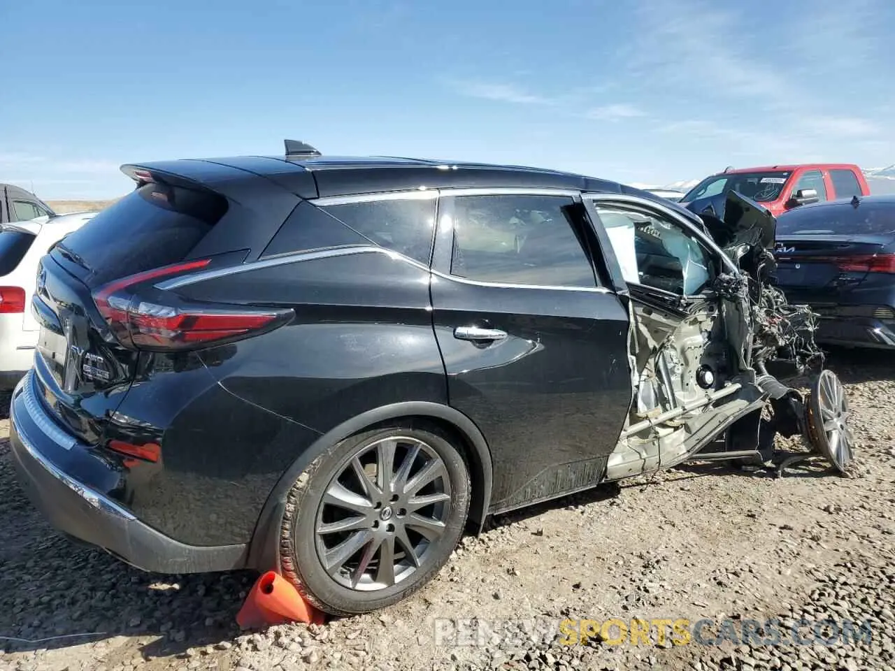 3 Photograph of a damaged car 5N1AZ2BS0MC130364 NISSAN MURANO 2021