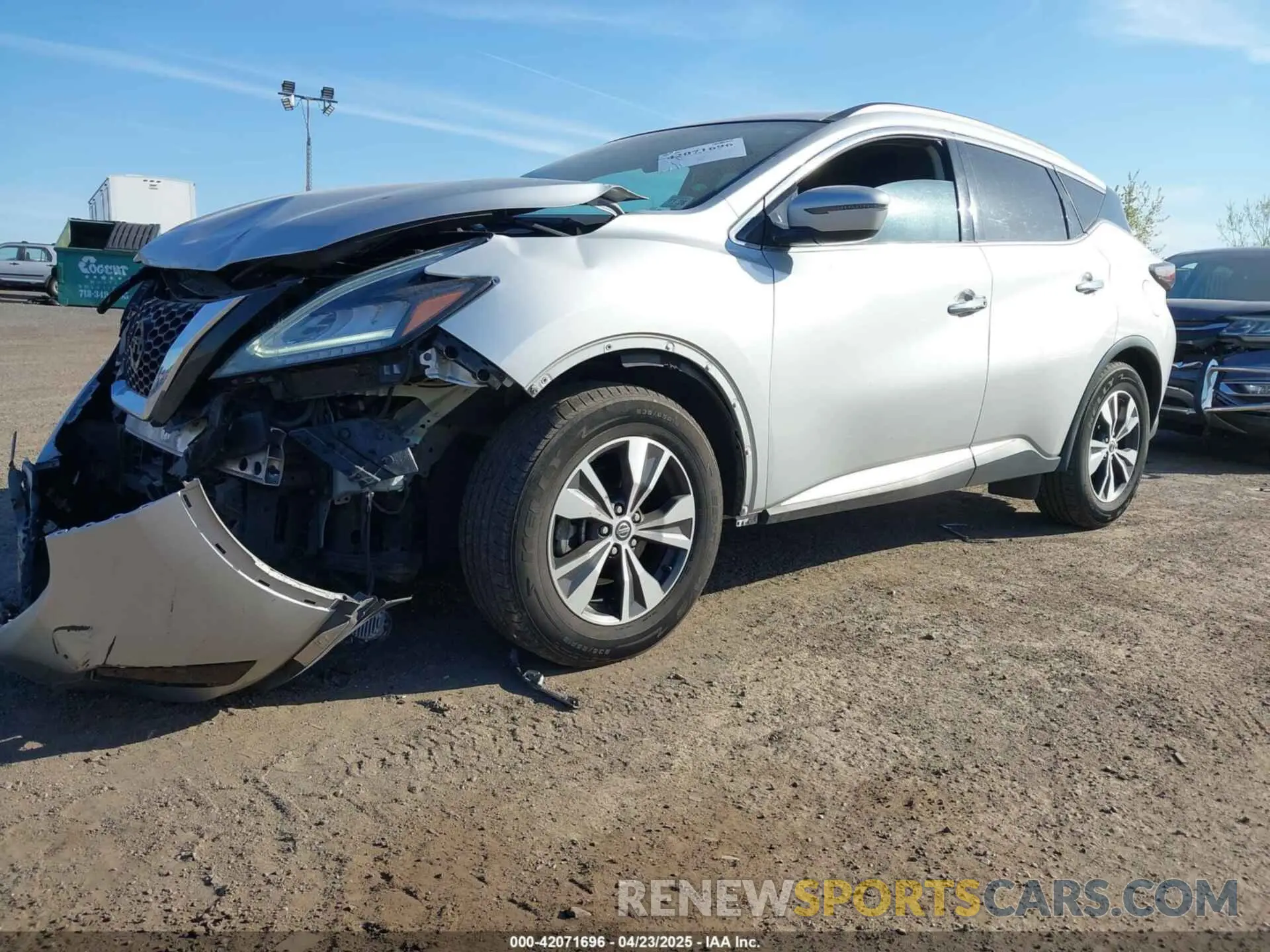2 Photograph of a damaged car 5N1AZ2BS3MC144498 NISSAN MURANO 2021