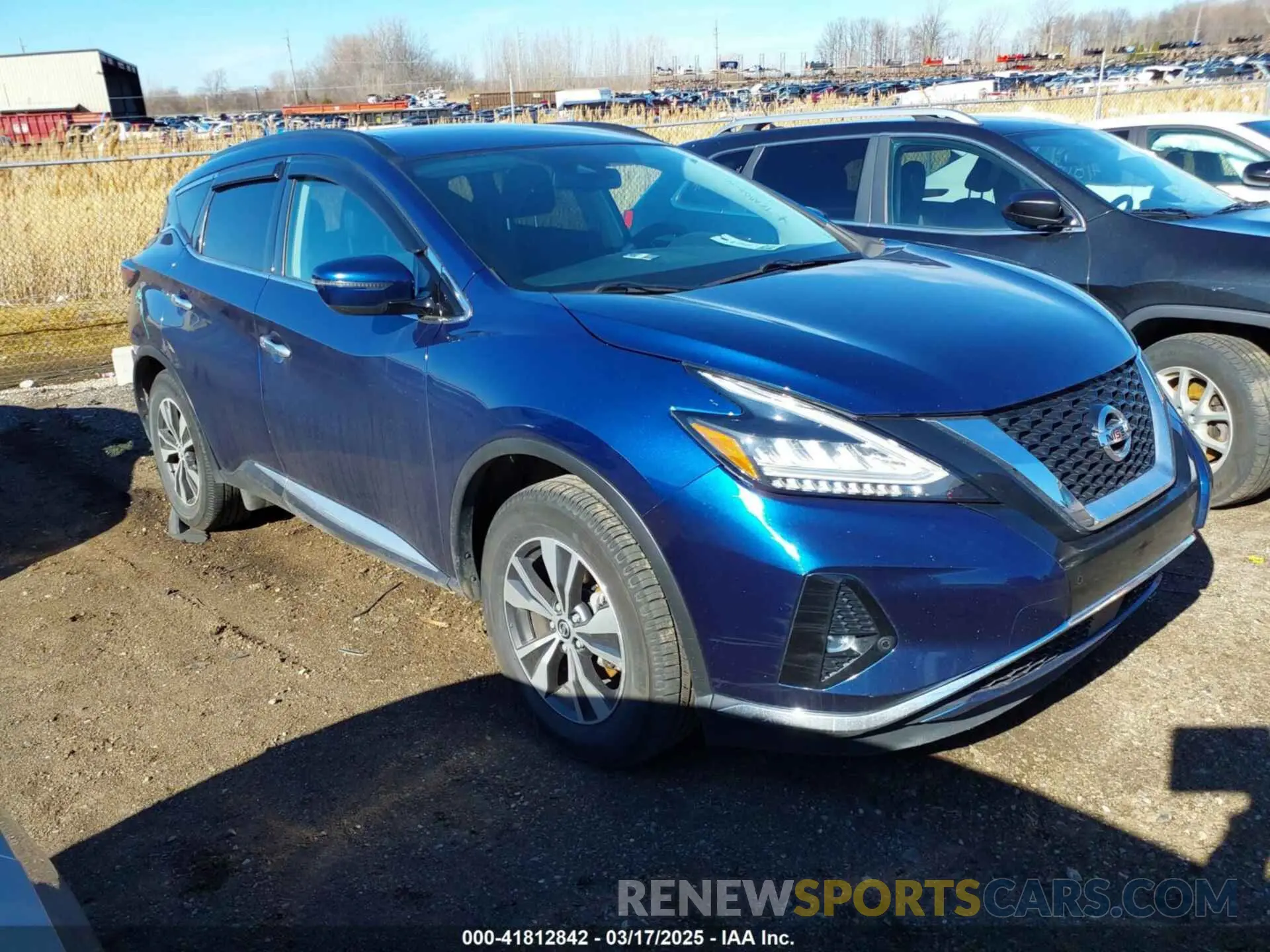 1 Photograph of a damaged car 5N1AZ2BS4MC122901 NISSAN MURANO 2021