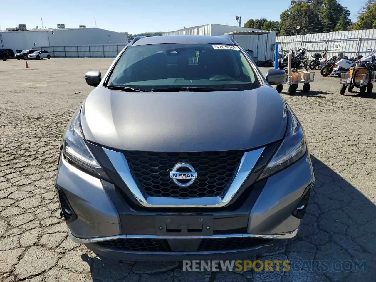 5 Фотография поврежденного автомобиля 5N1AZ2BS8MC100092 NISSAN MURANO 2021