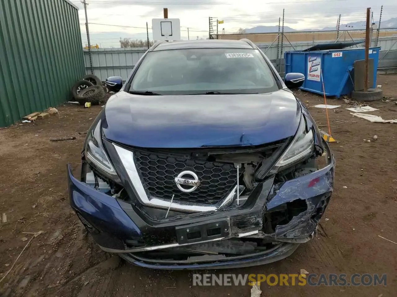 5 Фотография поврежденного автомобиля 5N1AZ2BS8MC107995 NISSAN MURANO 2021