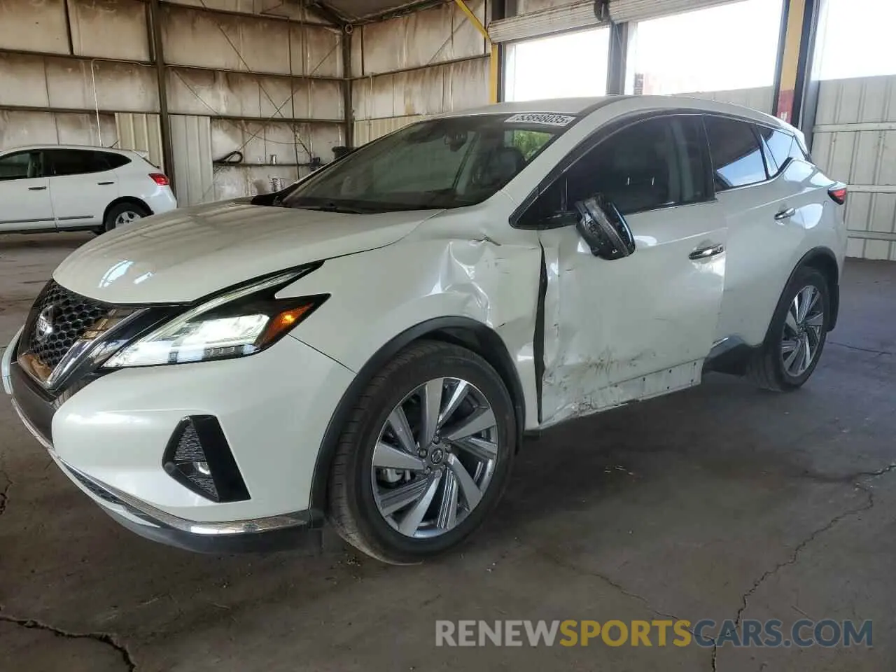 1 Photograph of a damaged car 5N1AZ2CJ0MC123033 NISSAN MURANO 2021