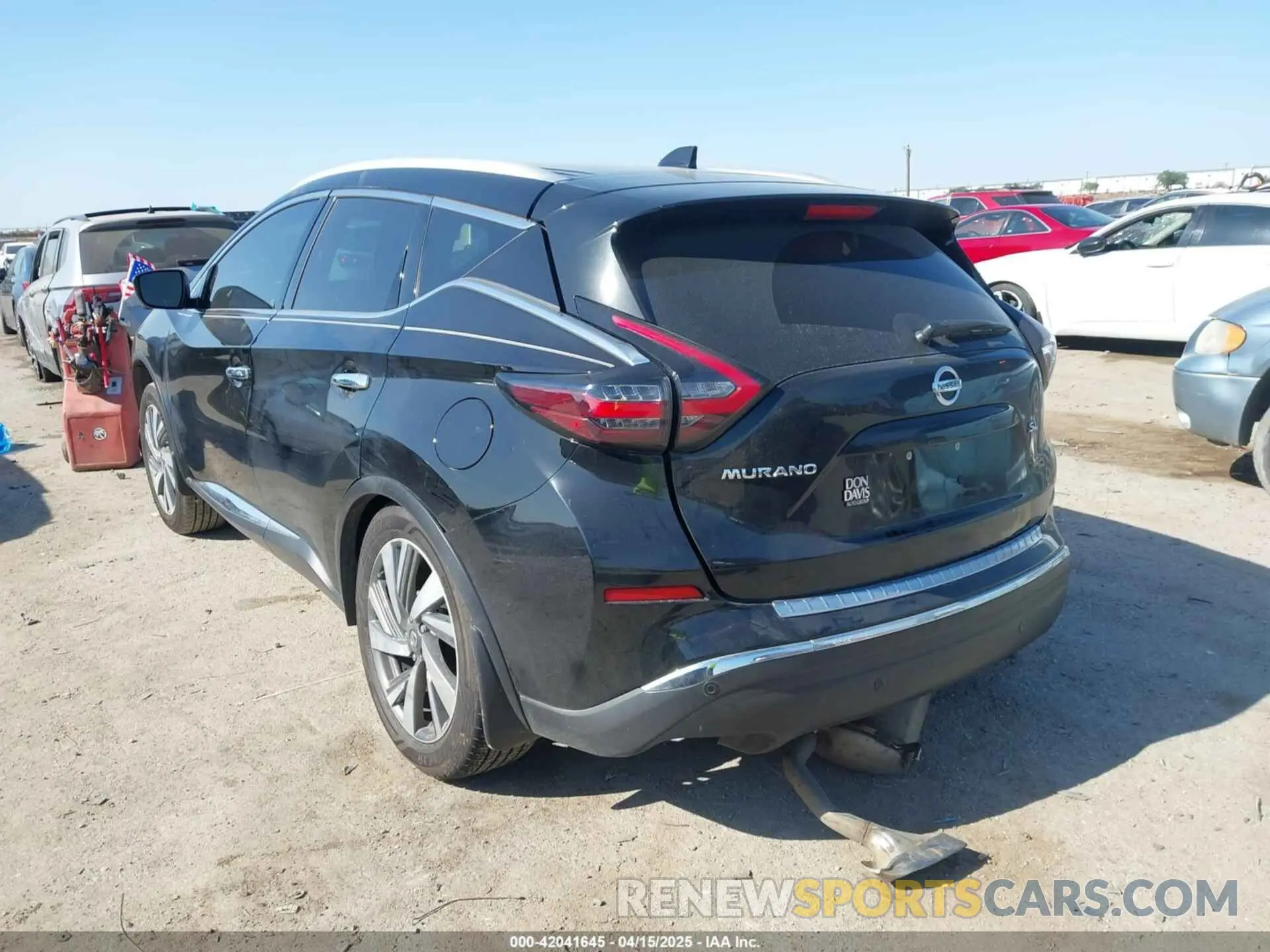 3 Photograph of a damaged car 5N1AZ2CJXMC108359 NISSAN MURANO 2021