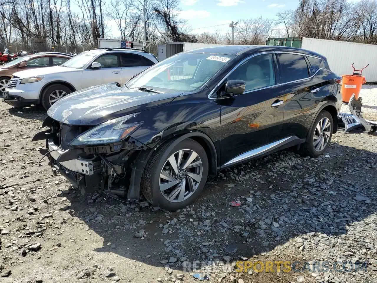 1 Photograph of a damaged car 5N1AZ2CS9MC115859 NISSAN MURANO 2021