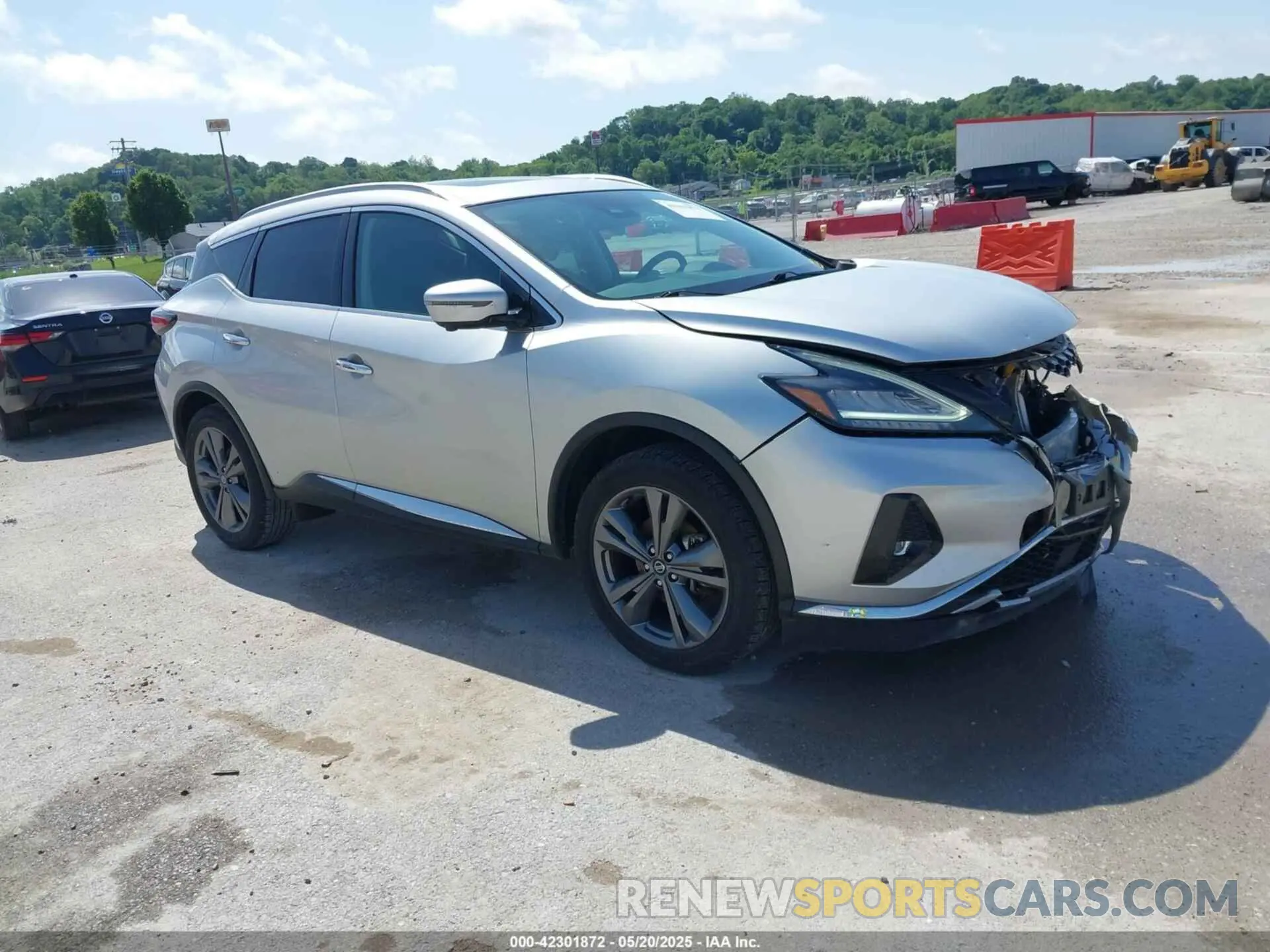 1 Photograph of a damaged car 5N1AZ2DJ2MC119905 NISSAN MURANO 2021