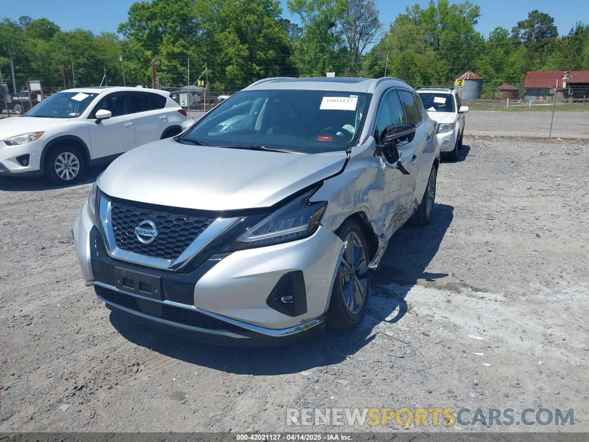 2 Фотография поврежденного автомобиля 5N1AZ2DJ8MC117592 NISSAN MURANO 2021