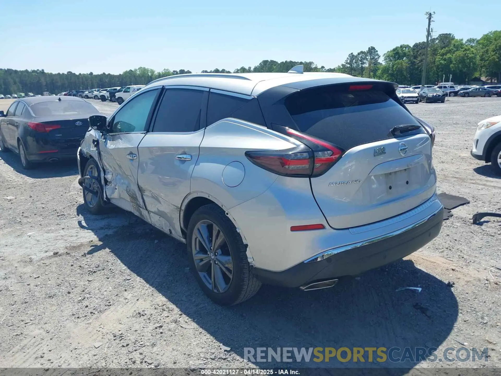 3 Фотография поврежденного автомобиля 5N1AZ2DJ8MC117592 NISSAN MURANO 2021