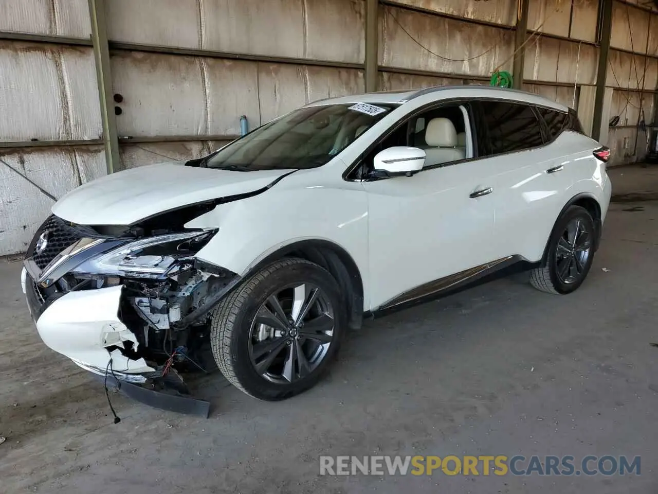 1 Photograph of a damaged car 5N1AZ2DJ9MC145272 NISSAN MURANO 2021