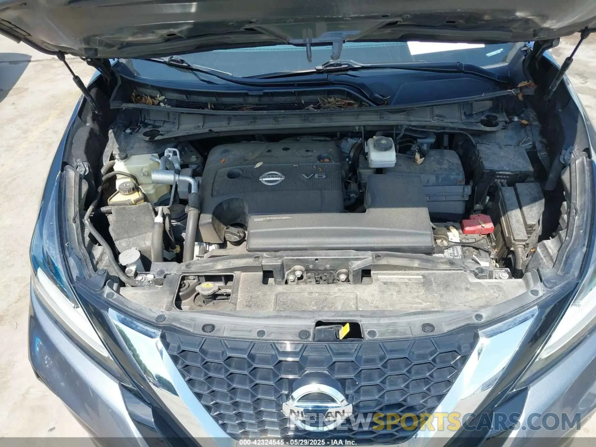 10 Photograph of a damaged car 5N1AZ2DS9MC103600 NISSAN MURANO 2021