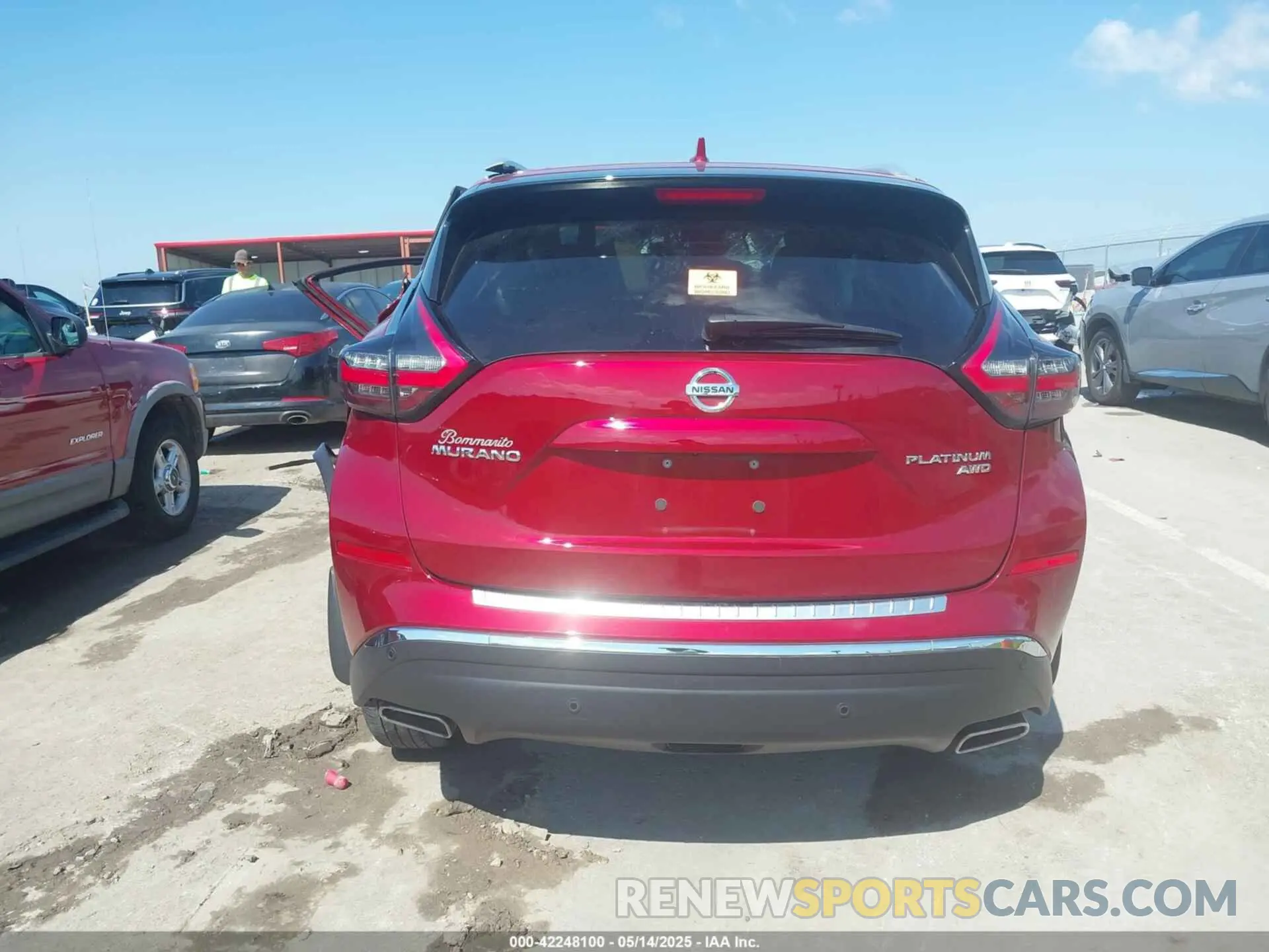 15 Фотография поврежденного автомобиля 5N1AZ2DS9MC121532 NISSAN MURANO 2021