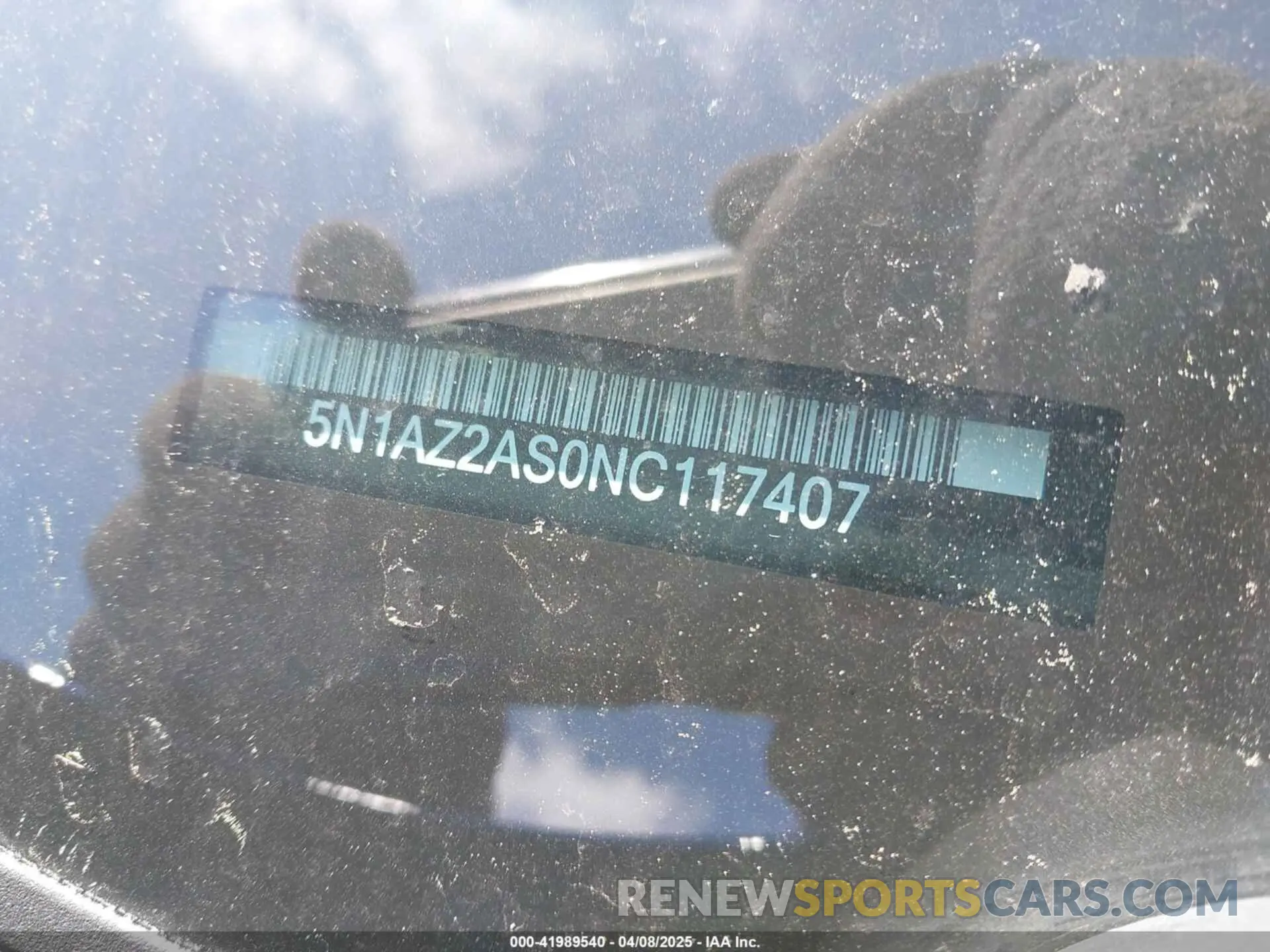 9 Фотография поврежденного автомобиля 5N1AZ2AS0NC117407 NISSAN MURANO 2022