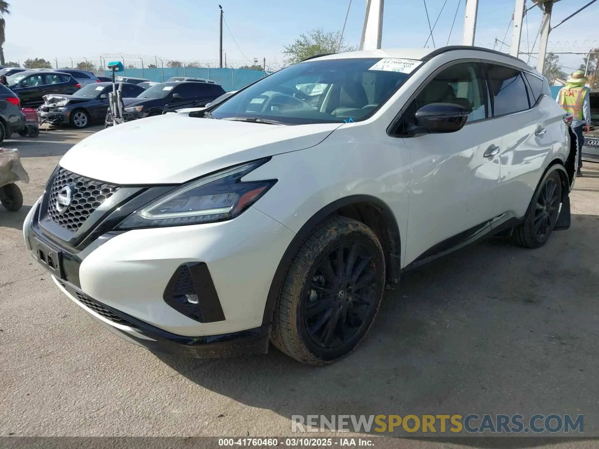 2 Фотография поврежденного автомобиля 5N1AZ2BJ0NC126775 NISSAN MURANO 2022