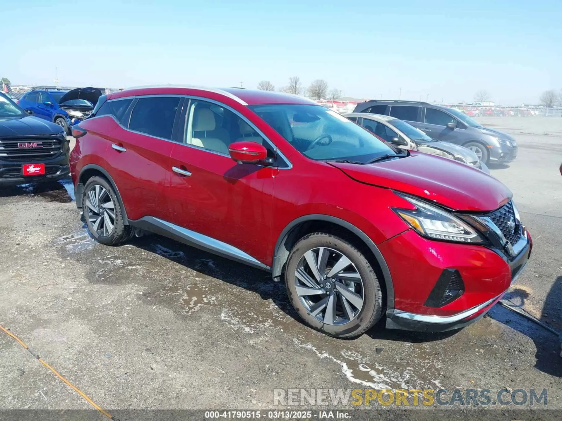 1 Photograph of a damaged car 5N1AZ2CJ8NC107826 NISSAN MURANO 2022