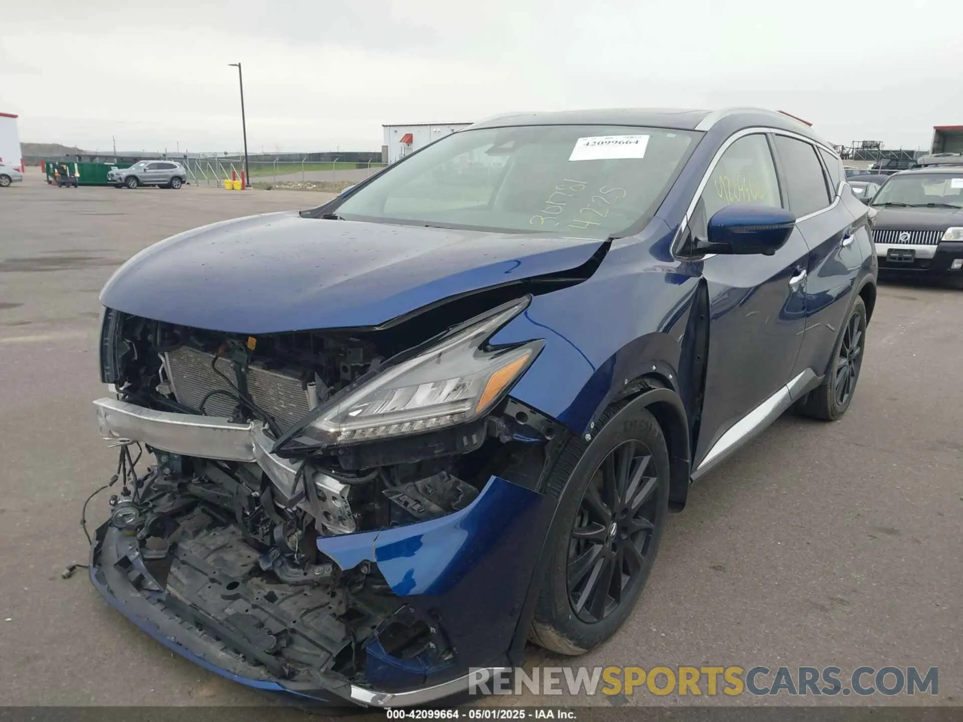 2 Фотография поврежденного автомобиля 5N1AZ2DS1NC125303 NISSAN MURANO 2022