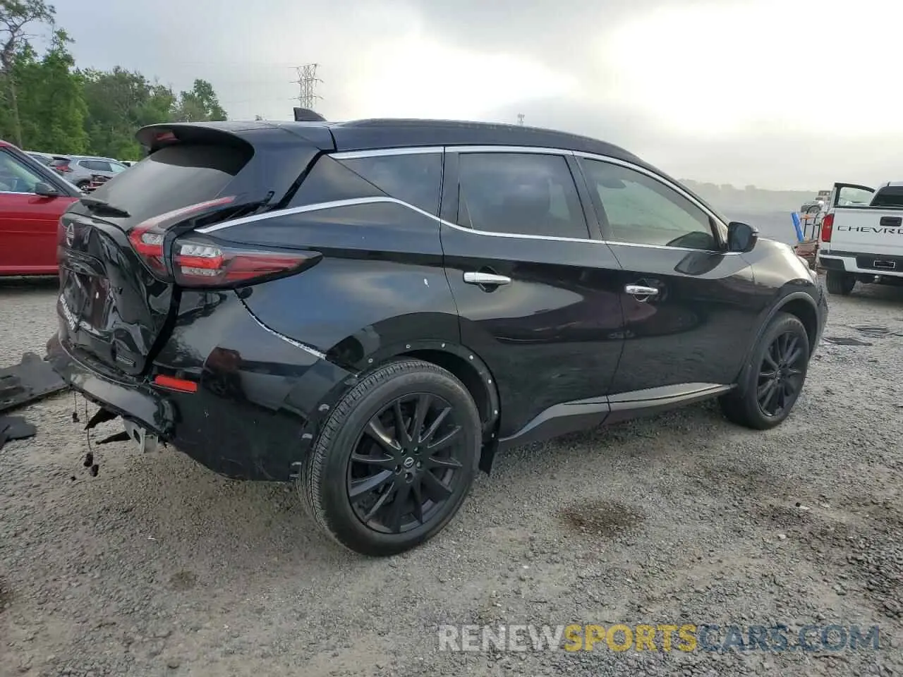 3 Photograph of a damaged car 5N1AZ2BJ8PC102954 NISSAN MURANO 2023