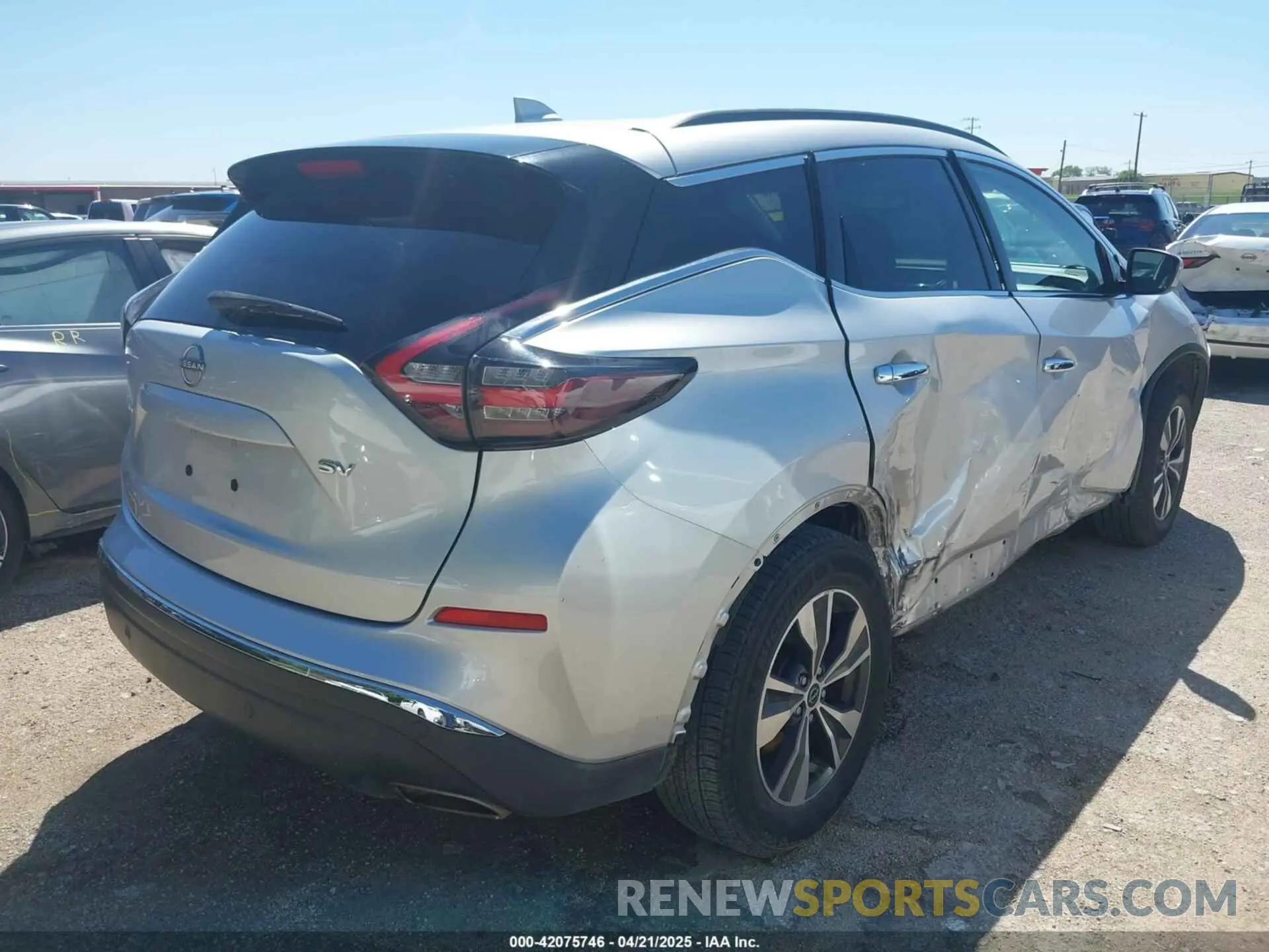4 Фотография поврежденного автомобиля 5N1AZ2BJ8PC123349 NISSAN MURANO 2023