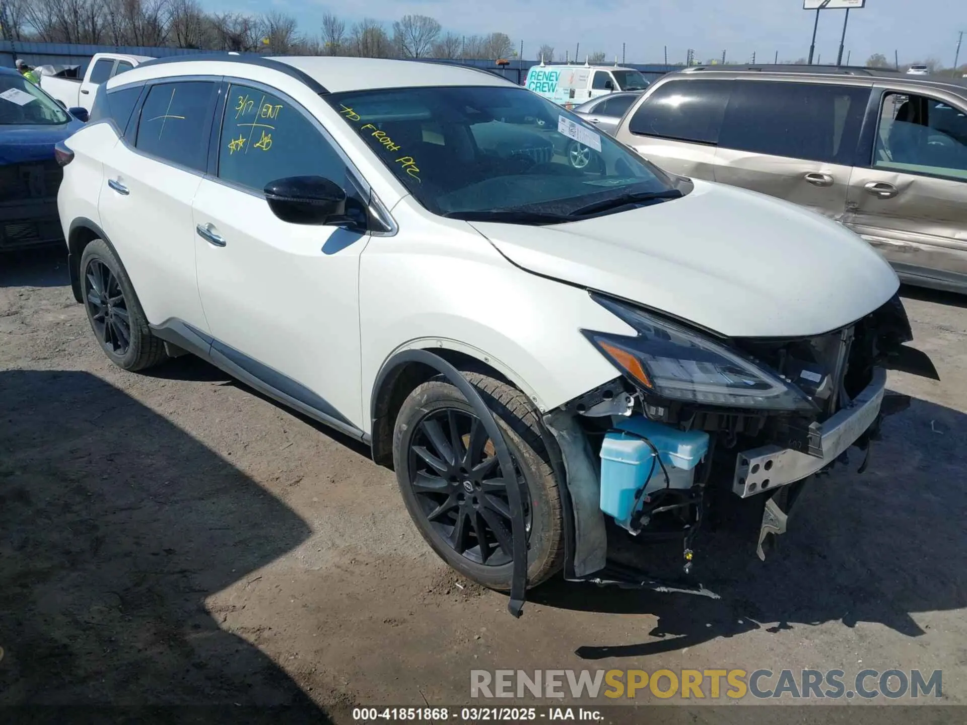 1 Photograph of a damaged car 5N1AZ2BJXPC105841 NISSAN MURANO 2023