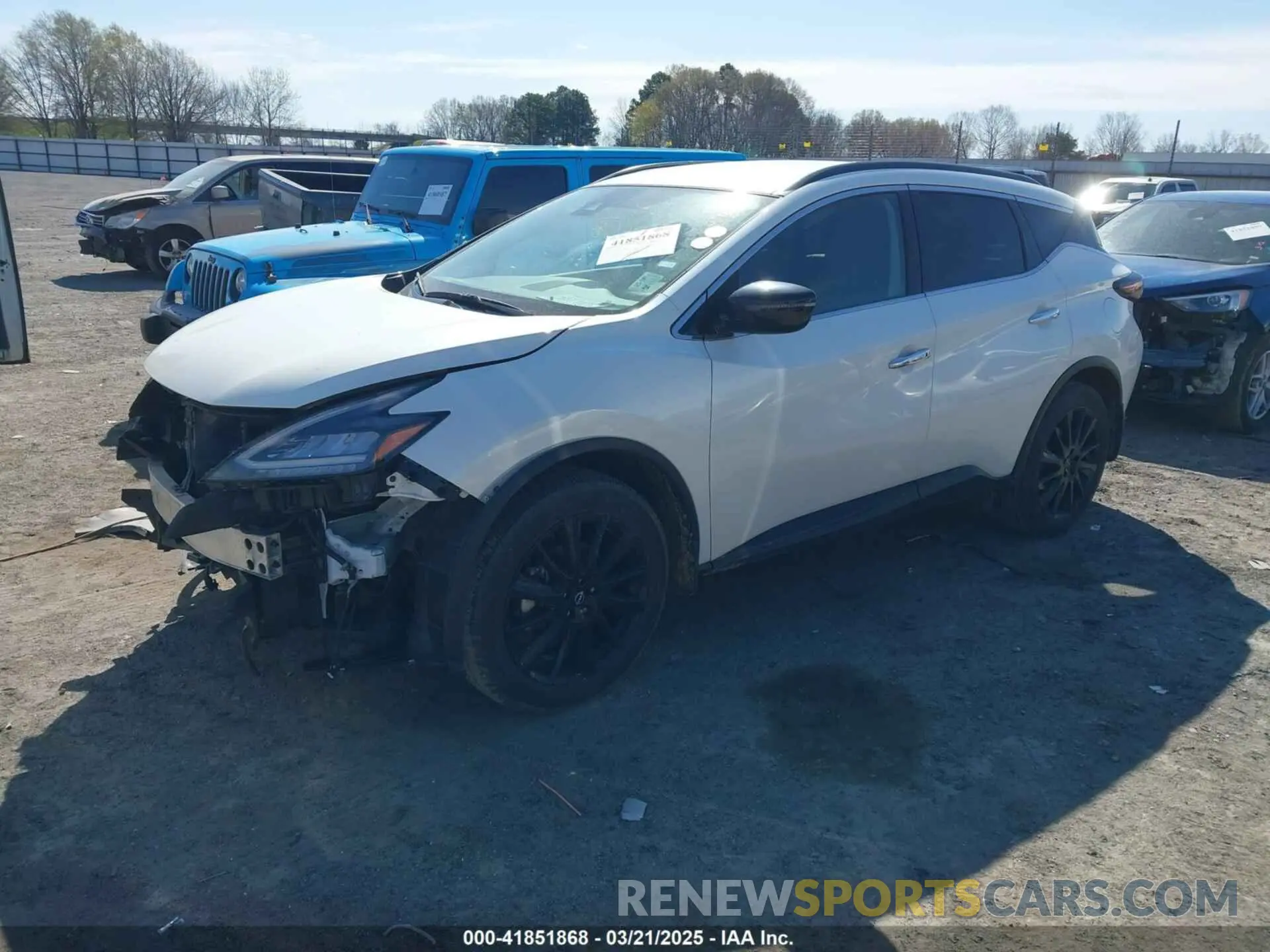 2 Photograph of a damaged car 5N1AZ2BJXPC105841 NISSAN MURANO 2023