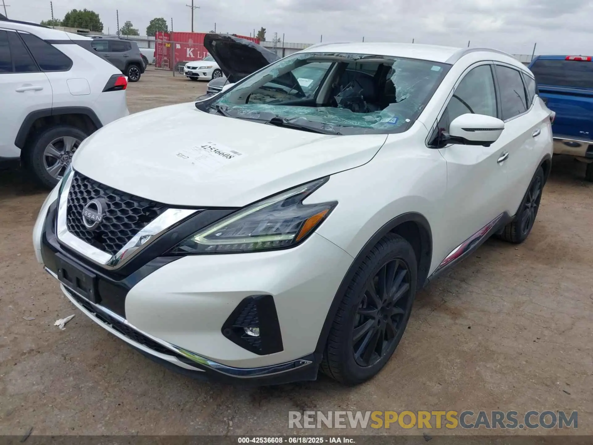 2 Photograph of a damaged car 5N1AZ2CJ4PC122679 NISSAN MURANO 2023