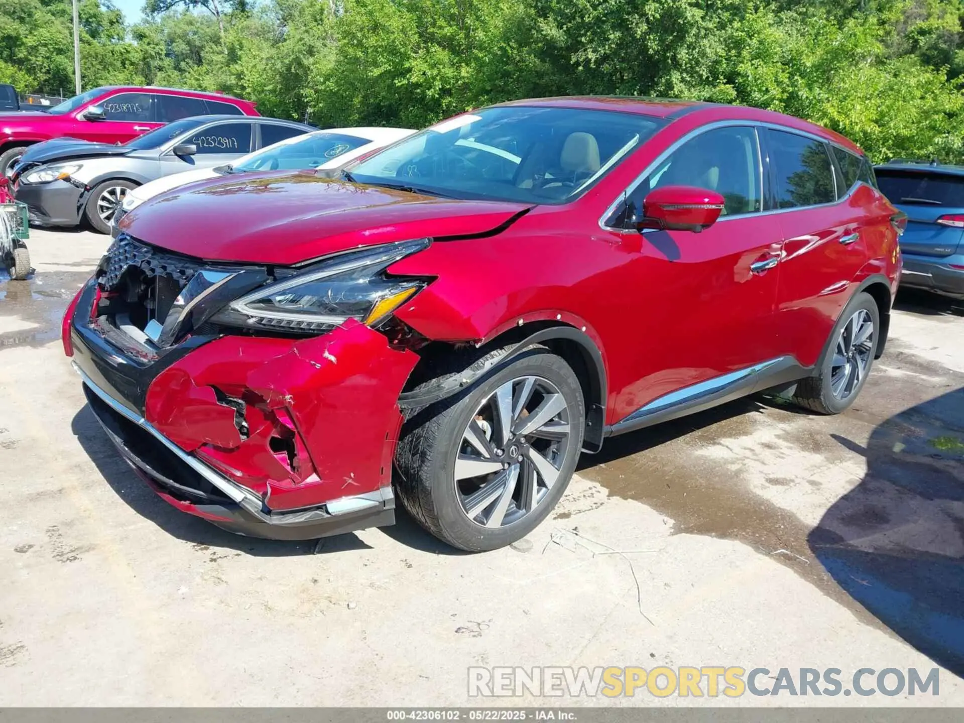 2 Photograph of a damaged car 5N1AZ2CS6PC133109 NISSAN MURANO 2023