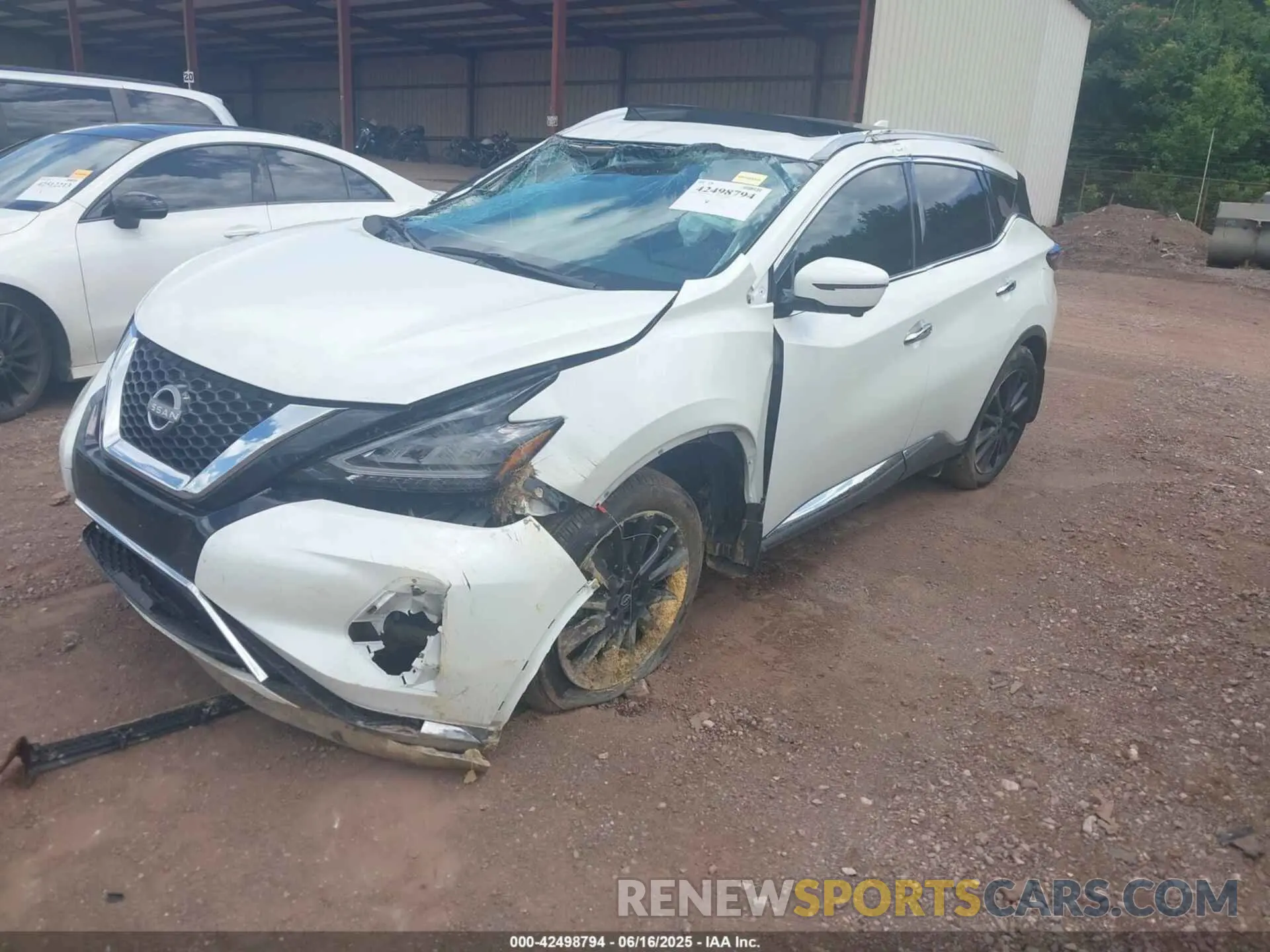 2 Photograph of a damaged car 5N1AZ2DJ3PC132795 NISSAN MURANO 2023