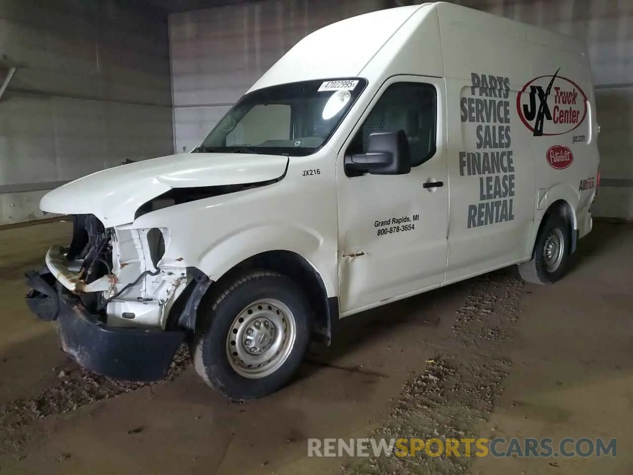 1 Photograph of a damaged car 1N6BF0LY4KN808217 NISSAN NV 2019