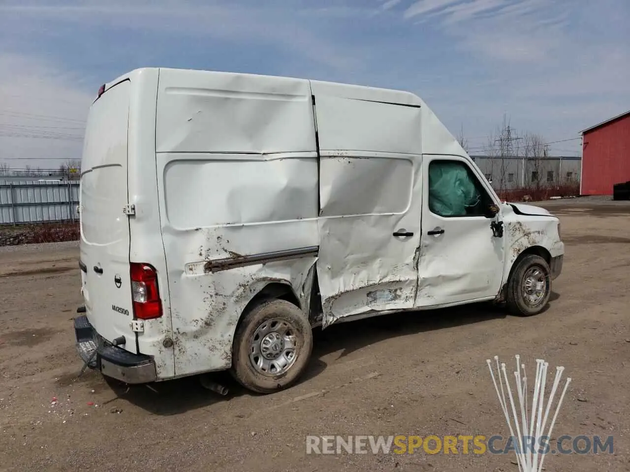 3 Photograph of a damaged car 1N6BF0LY5MN805944 NISSAN NV 2021