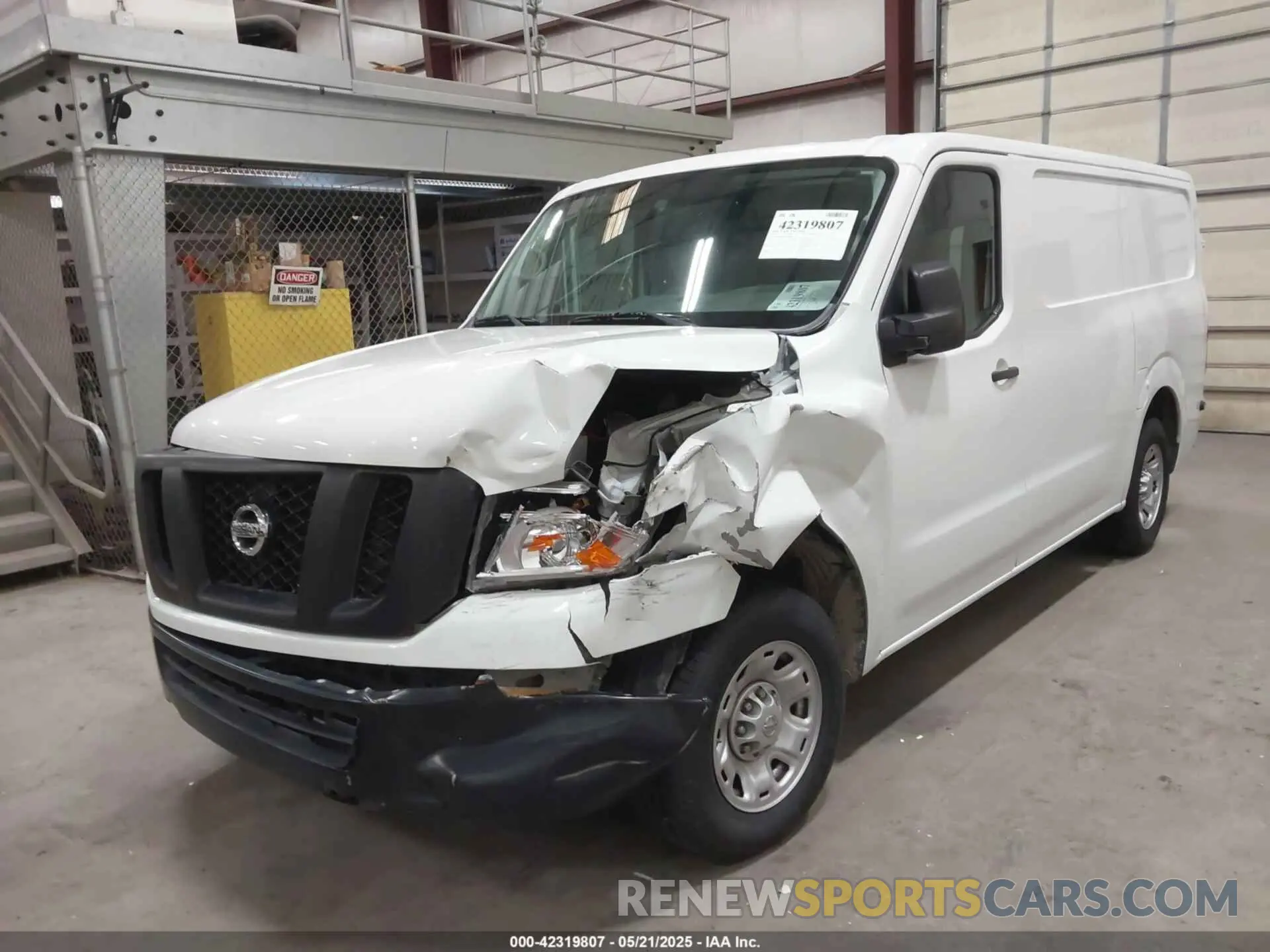 17 Photograph of a damaged car 1N6BF0KM3KN800446 NISSAN NV CARGO NV1500 2019