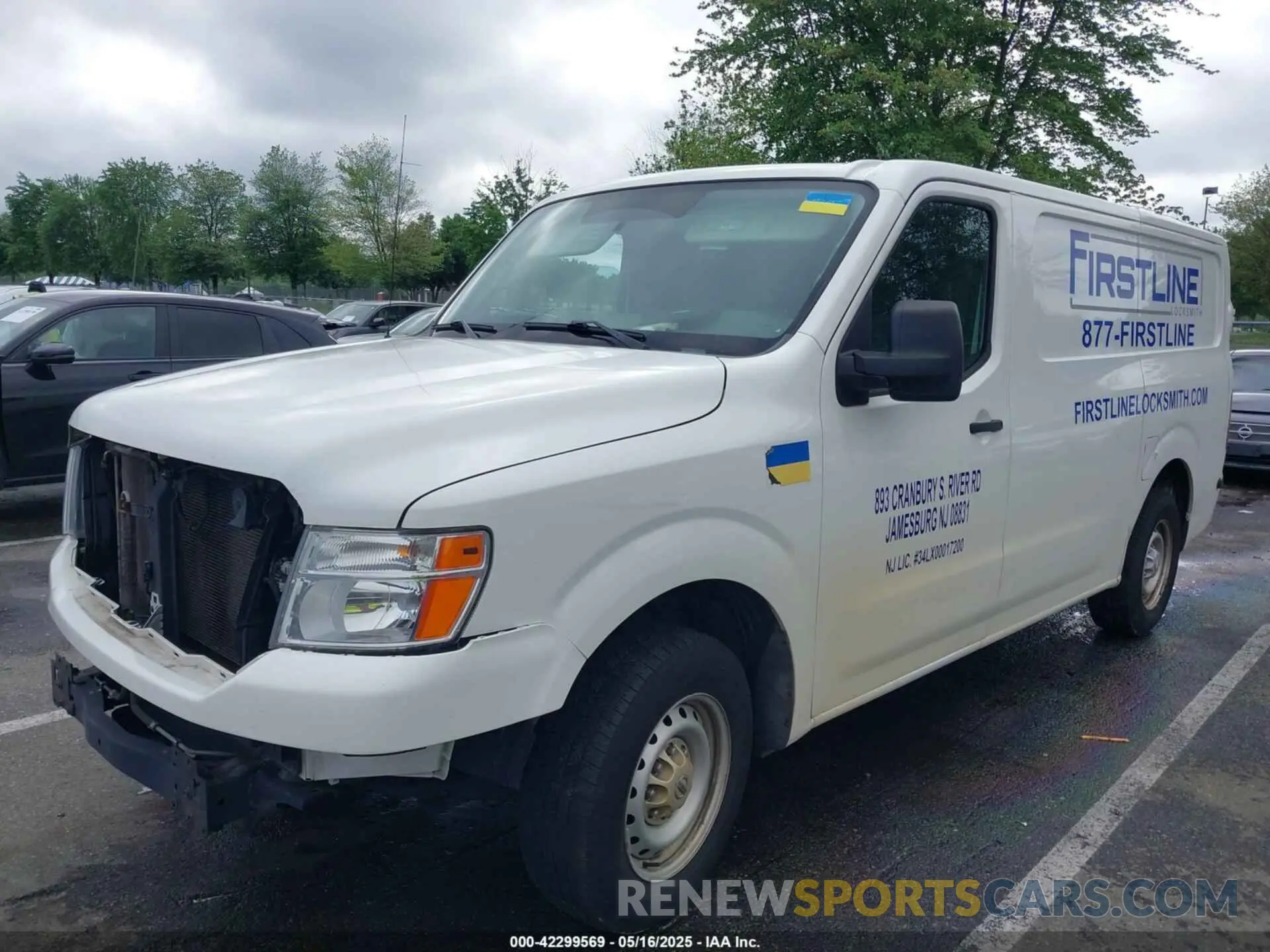 2 Фотография поврежденного автомобиля 1N6BF0KM0LN803824 NISSAN NV CARGO NV1500 2020