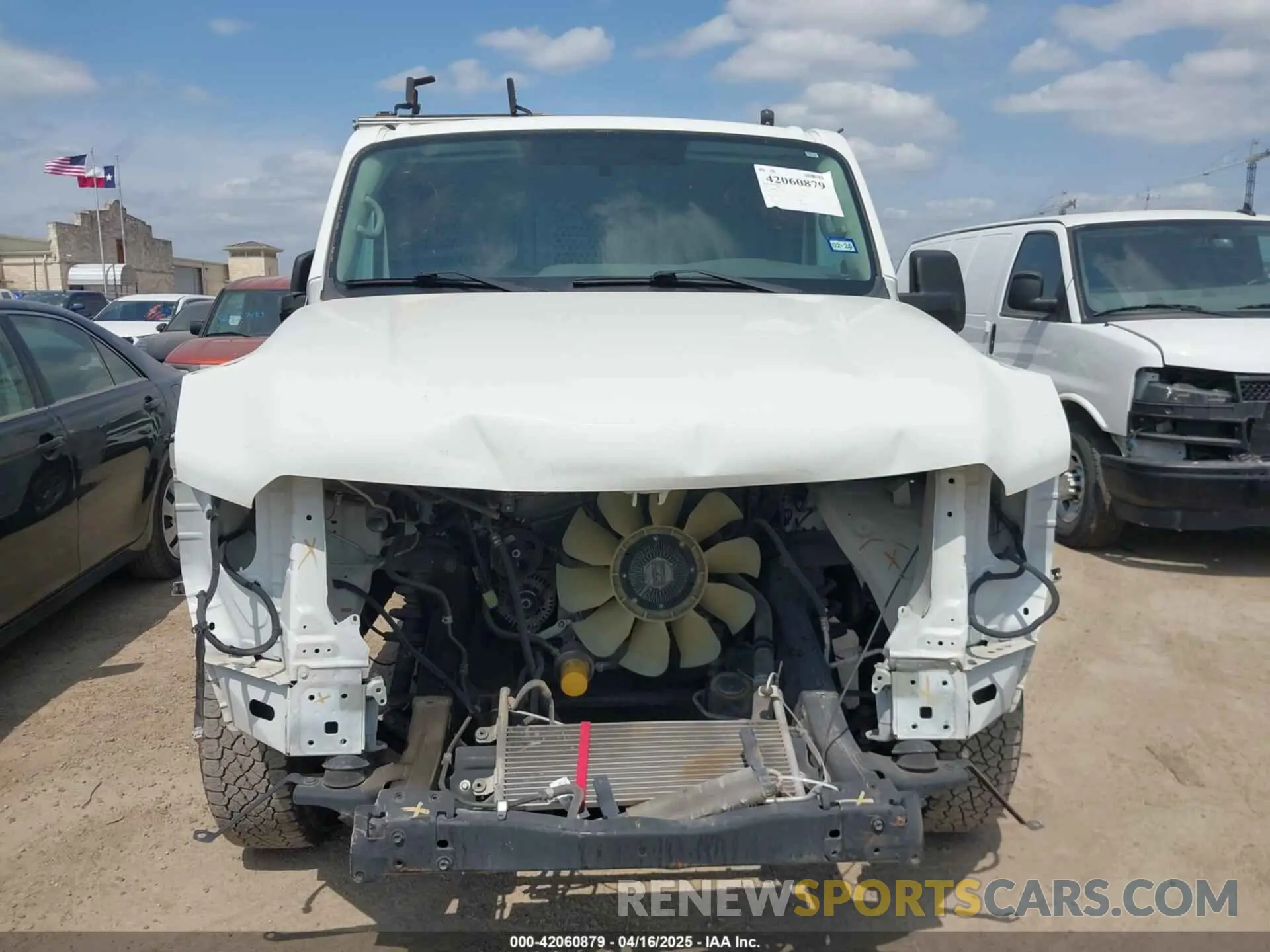 12 Photograph of a damaged car 1N6BF0KM0LN810613 NISSAN NV CARGO NV1500 2020