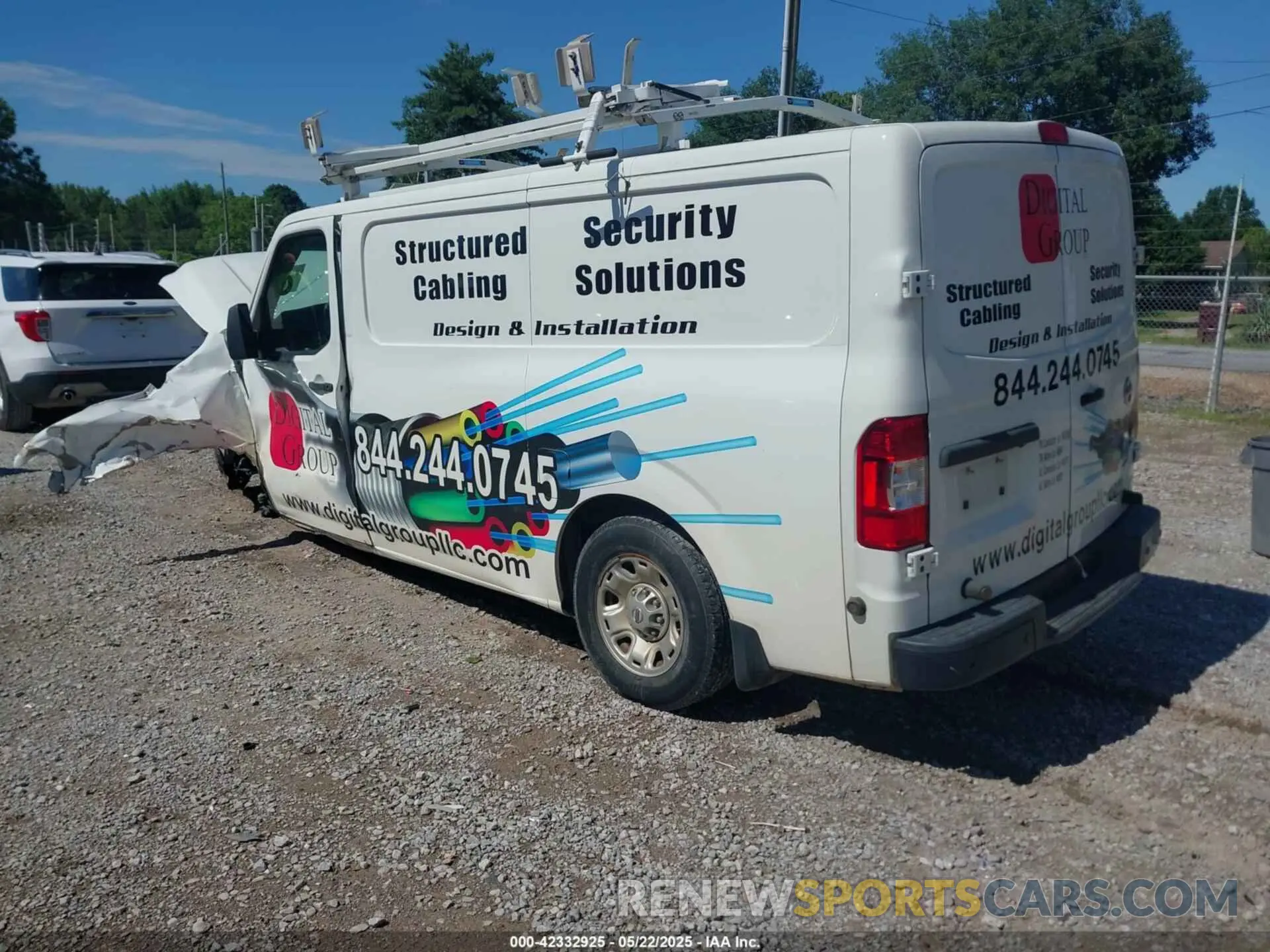 3 Фотография поврежденного автомобиля 1N6BF0KY8KN800302 NISSAN NV CARGO NV2500 HD 2019